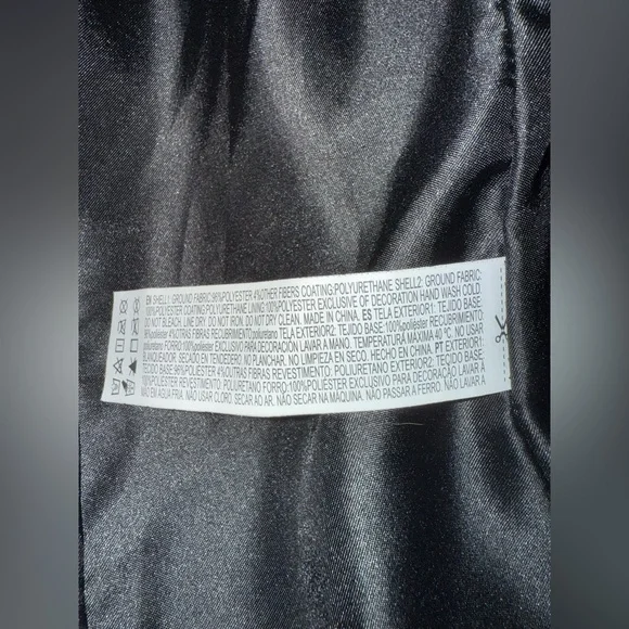 Forever 21 x Jeep Faux Leather Moto Racing Jacket - NWOT - Picture 6 of 6